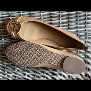 Tory Burch Brown Leather Flats